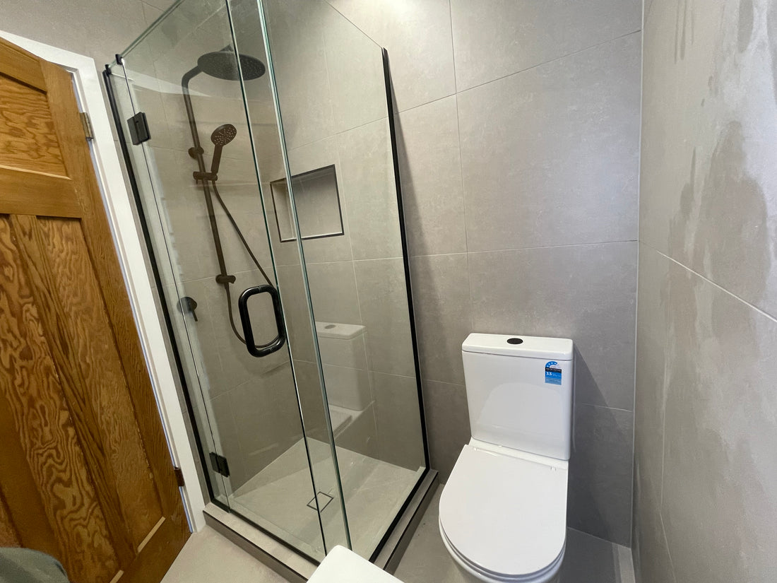 toilet and shower