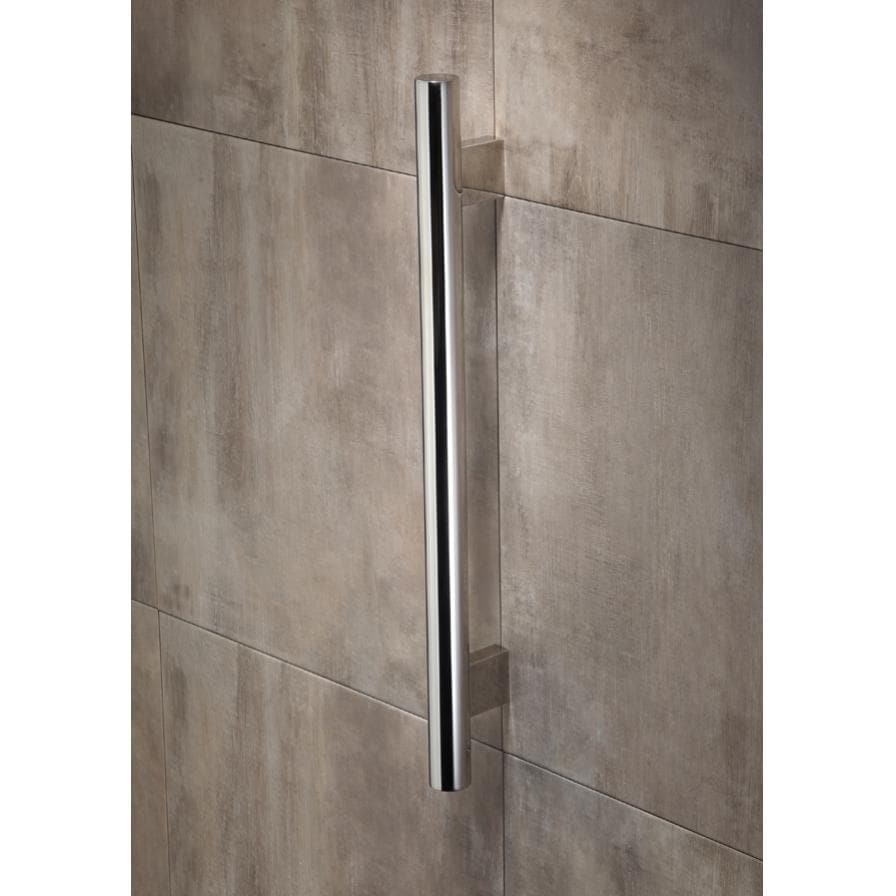 Minimalist | Round Vertical Heated Towel Bar 12V 850MM