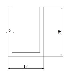Brushed Brass Frameless Shower Channels