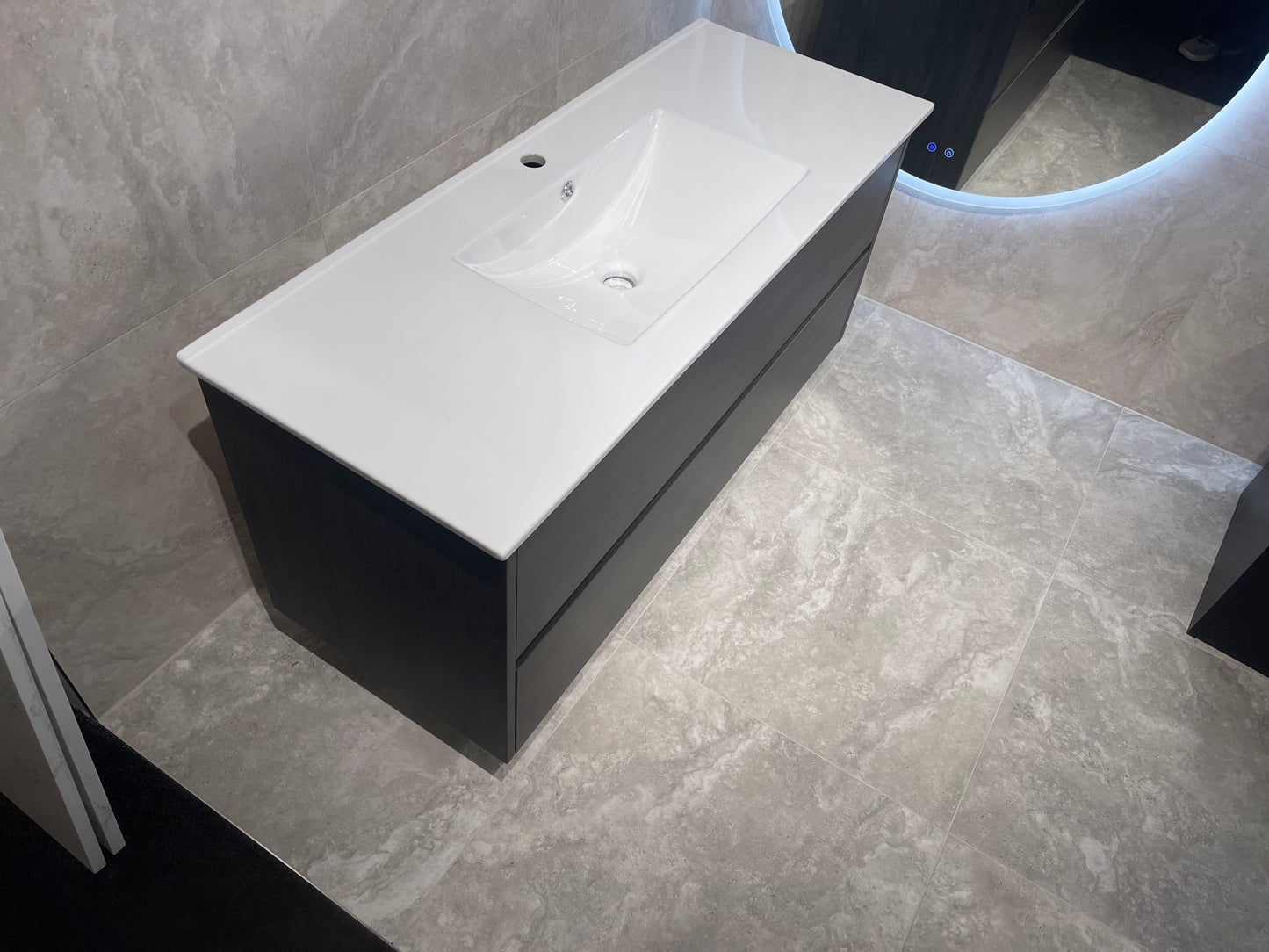 Dew Vanity Standard Top 1200mm Fumed Oak