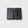 Abode Shower Hinges Wall to Glass Matte Black