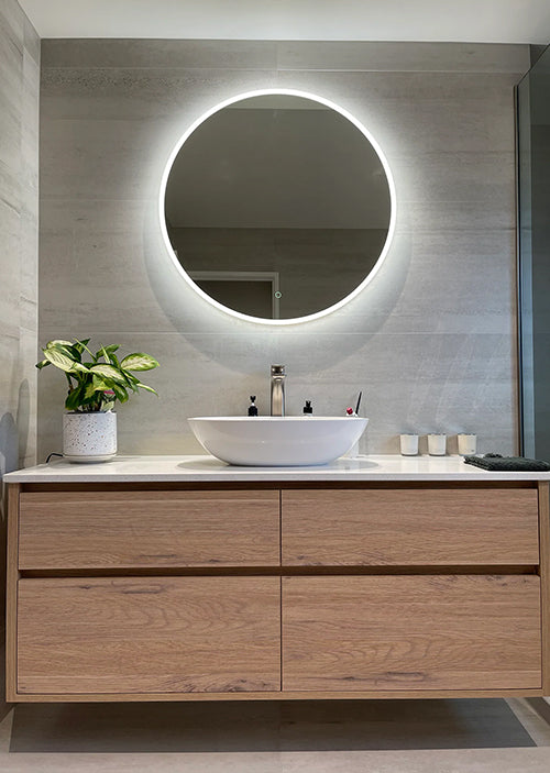 Abode Vanity - 4 Drawers Stone Top Melamine - Ashton Urban Style