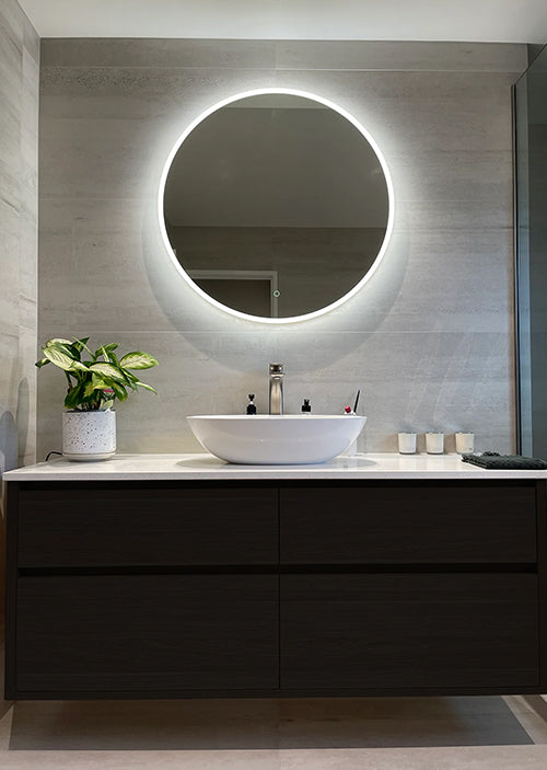 Abode Vanity - 4 Drawers Stone Top Melamine - Ashton Urban Style
