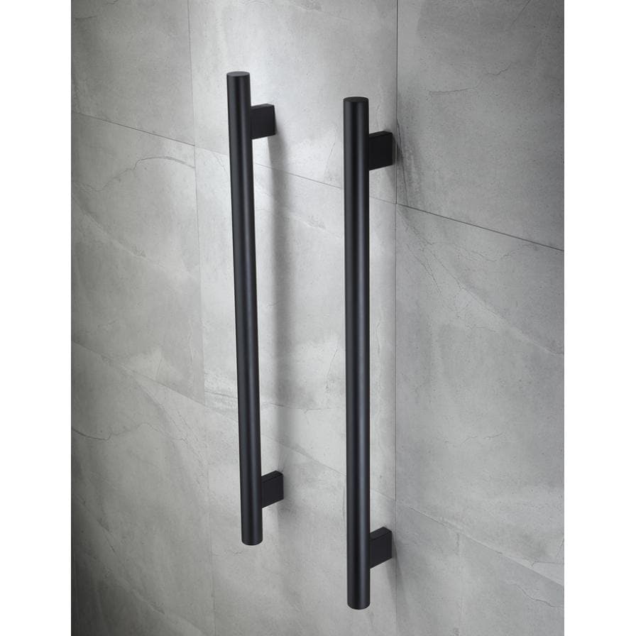 Minimalist | Round Vertical Heated Towel Bar 12V 850MM