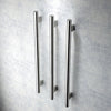 Minimalist | Round Vertical Heated Towel Bar 12V 850MM