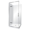 Frameless 2 Sided Square Showers