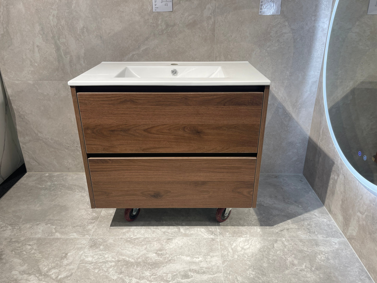 Dew Vanity Standard Top 750mm Walnut