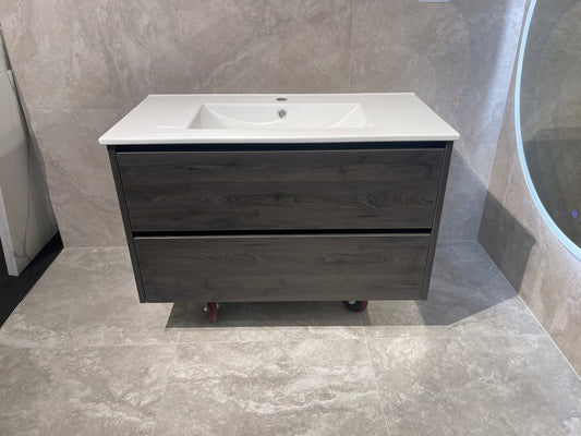 Dew Vanity Standard Top 900mm Fumed Oak