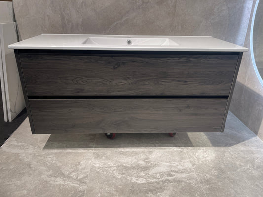 Dew Vanity Standard Top 1200mm Fumed Oak