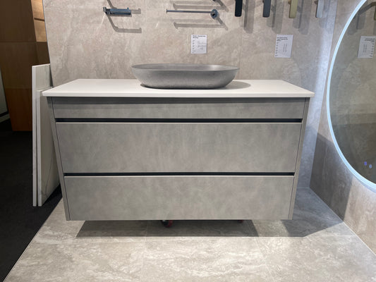 Abode Vanity Stone Top 1200 mm Honed Steel