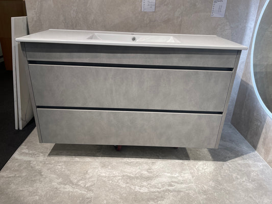 Dew Vanity Standard Top 1200 mm Honed Steel