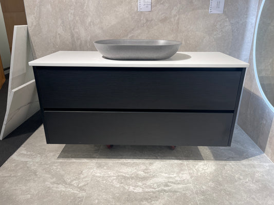 Abode Vanity Stone Top 1200 mm Black Wilderness