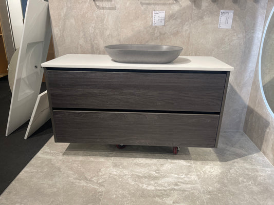 Abode Vanity Stone Top 1200mm Fiorland Elm Timberland