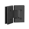 Abode Shower Hinges 135 Degree Matte Black