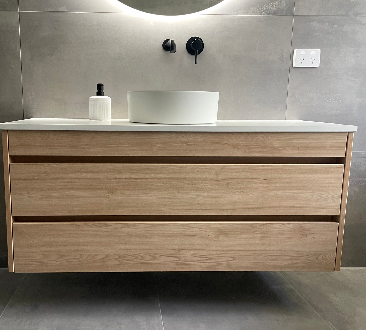 Pure White vanity stone top to suit any bathroom. Clean and fresh 