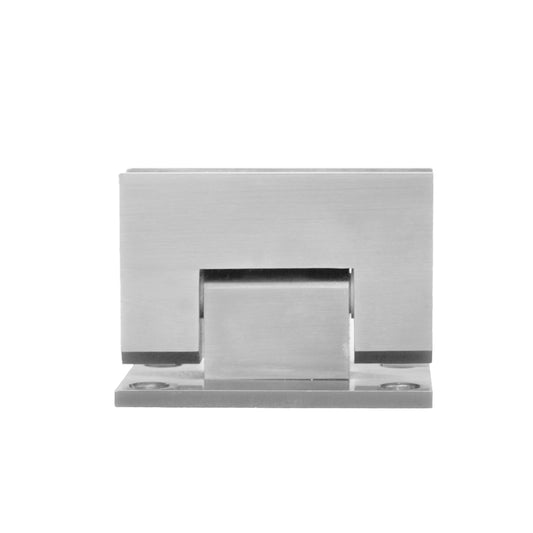 Abode Shower Hinges Wall to Glass Brushed Nickel