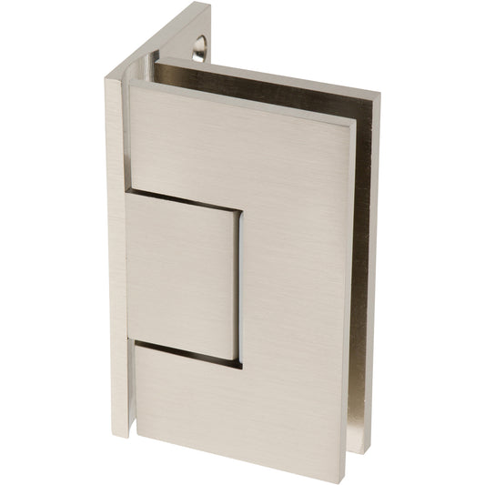 Abode Shower Hinges Wall to Glass (Offset)  Nickel