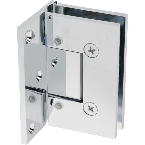 Abode Shower Hinges Wall to Glass (Offset)  Chrome