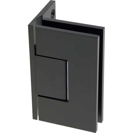 Abode Shower Hinges Wall to Glass (Offset)  Matte Black