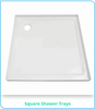Square Acrylic Shower Tray (4 Lip)