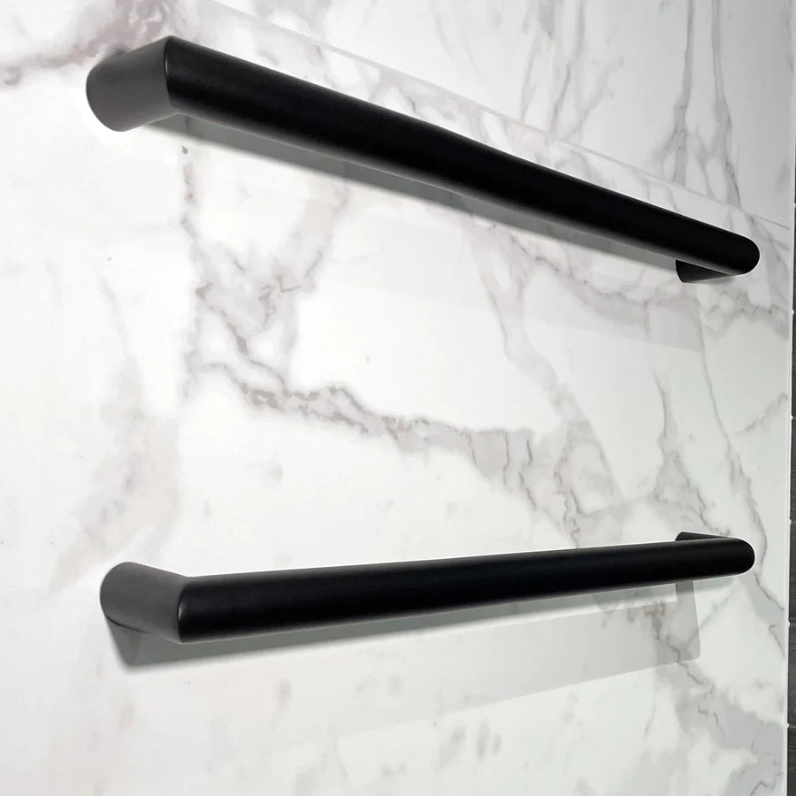 Rhapsody | Round Horizontal Heated Towel Rail 12V 700MM