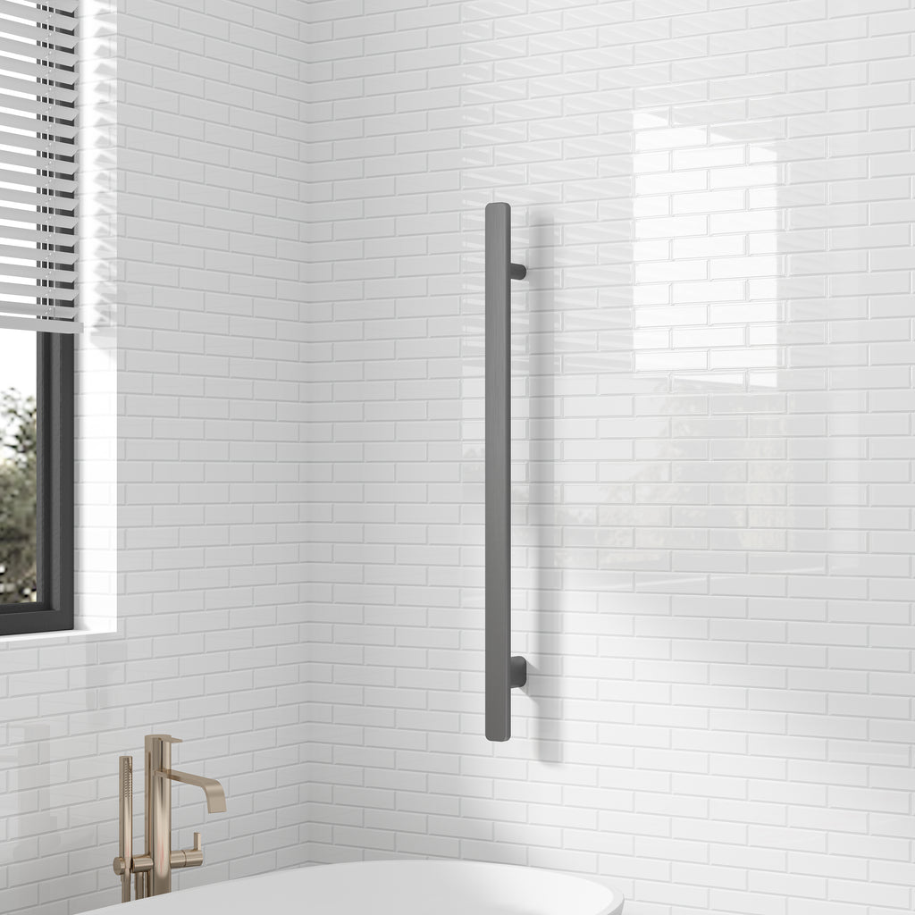 Bolt | Square Vertical Heated Towel Bar 12V 850MM