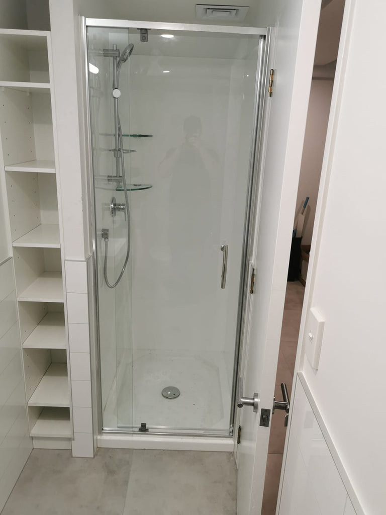 Framed Alcove Shower Pivot Door