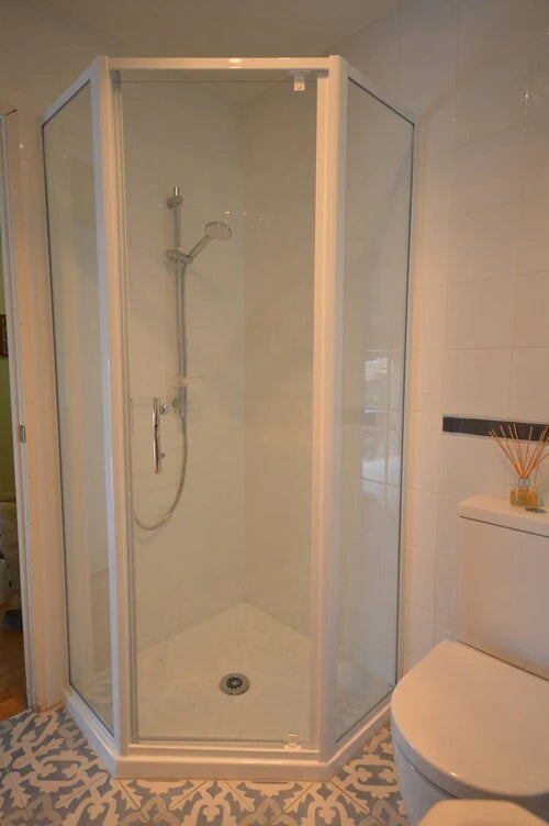 Framed Two Sided Shower Angle