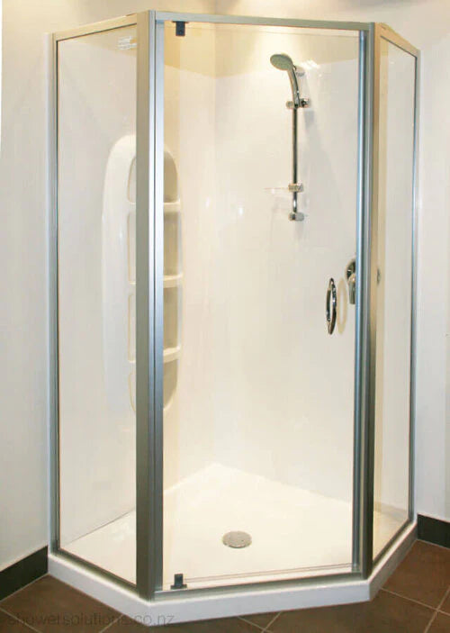 Framed Two Sided Shower Angle