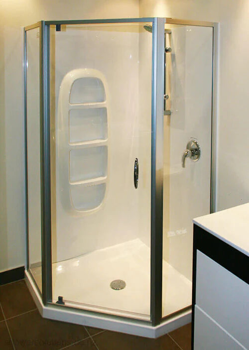 Framed Two Sided Shower Angle