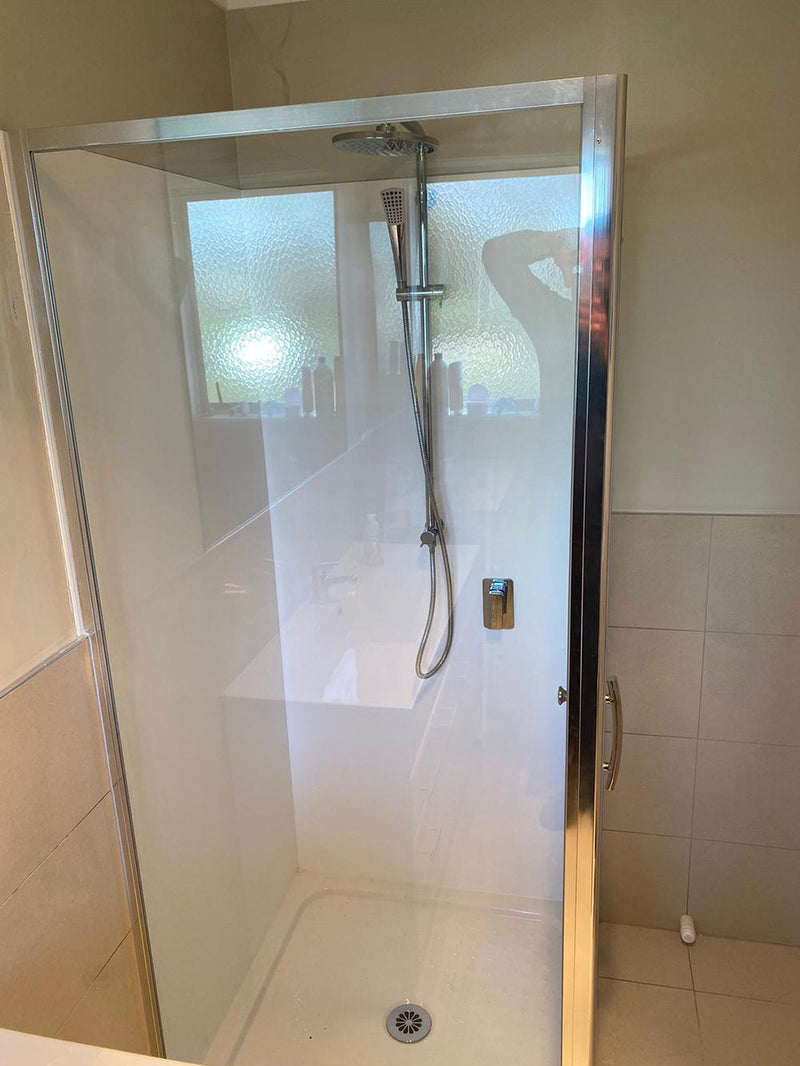 Framed Two Sided Sliding Shower
