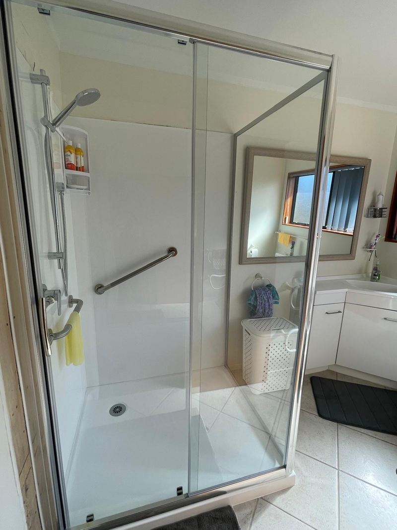 Framed Two Sided Sliding Door