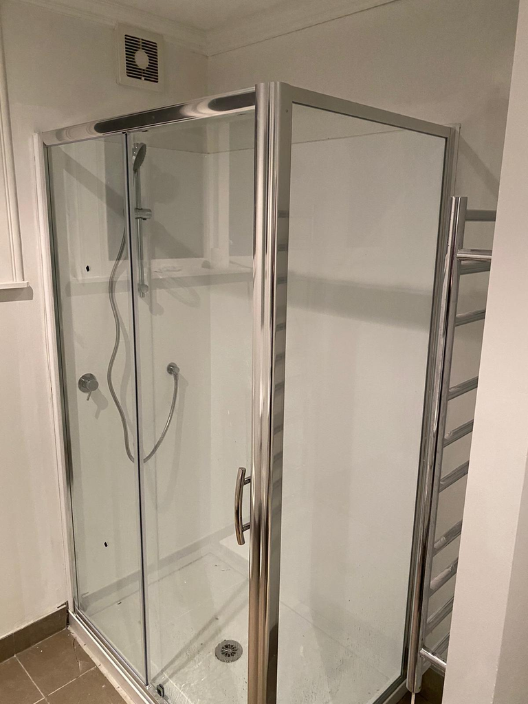 Framed Two Sided Sliding Door