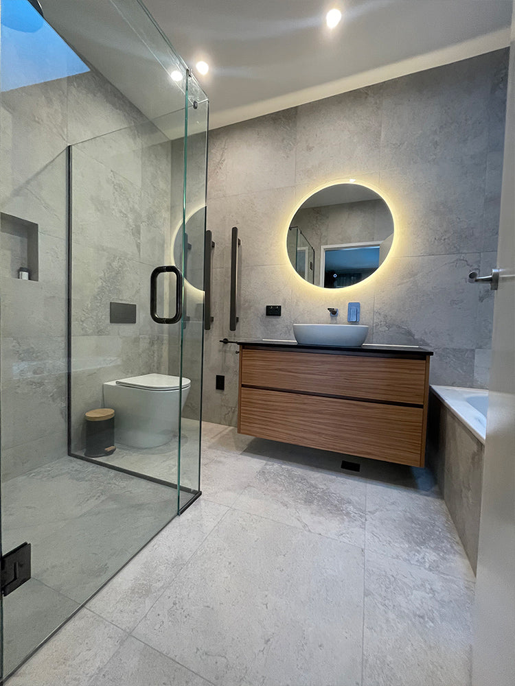 Abode Vanity & Stone Top - Malamine Finish
