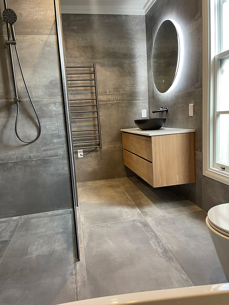 Abode Vanity & Stone Top - Malamine Finish