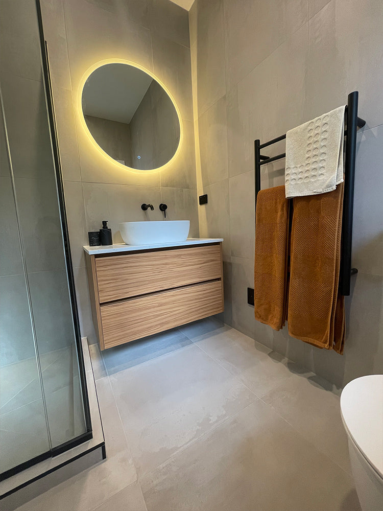 Abode Vanity & Stone Top - Malamine Finish