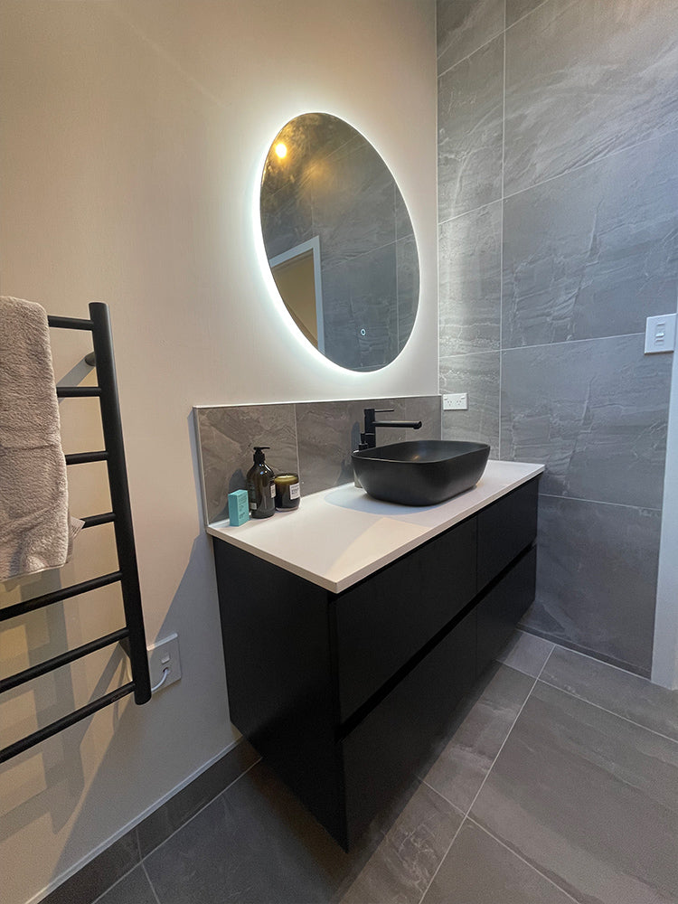 Abode Vanity & Stone Top - Malamine Finish