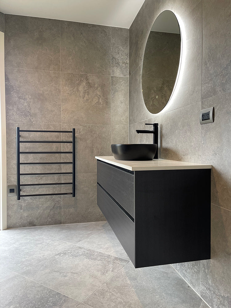Abode Vanity & Stone Top - Malamine Finish