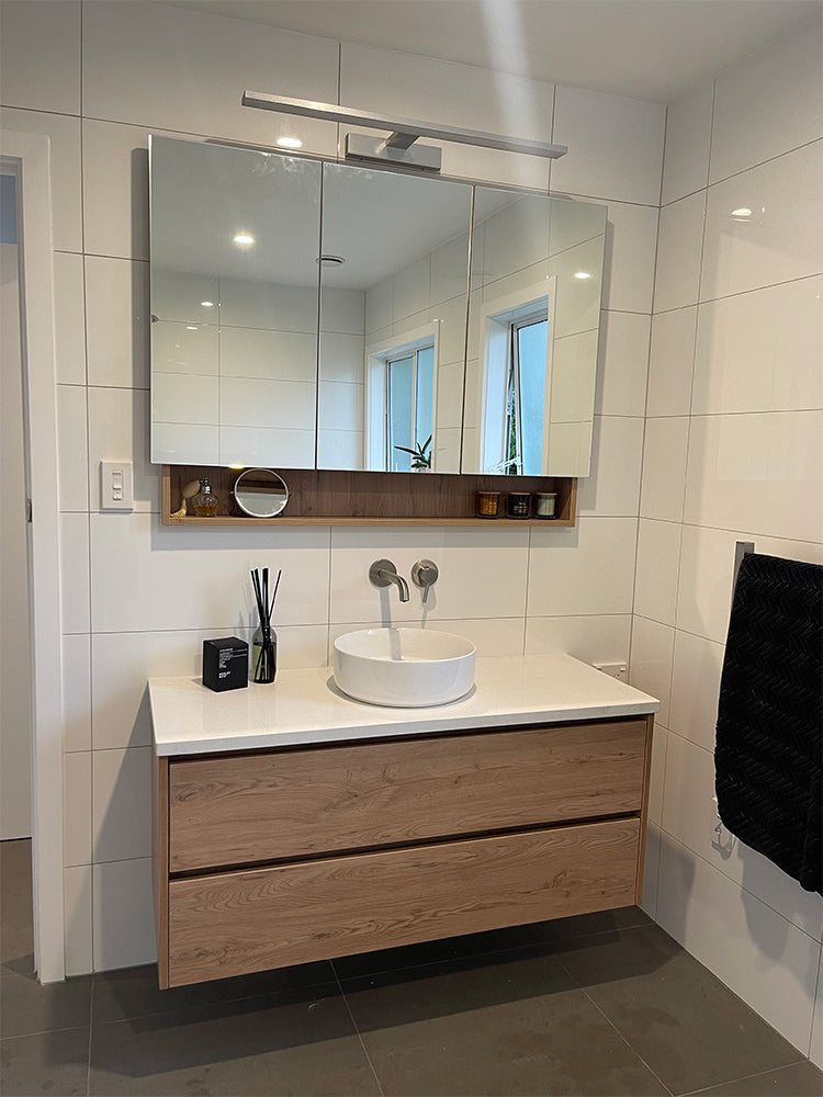 Abode Vanity & Stone Top - Malamine Finish