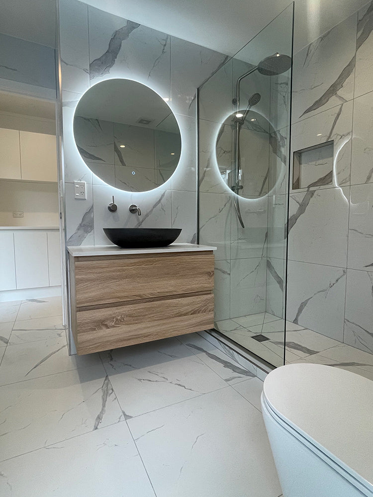 Abode Vanity & Stone Top - Malamine Finish