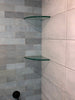 Abode Corner Curved Glass Shelf