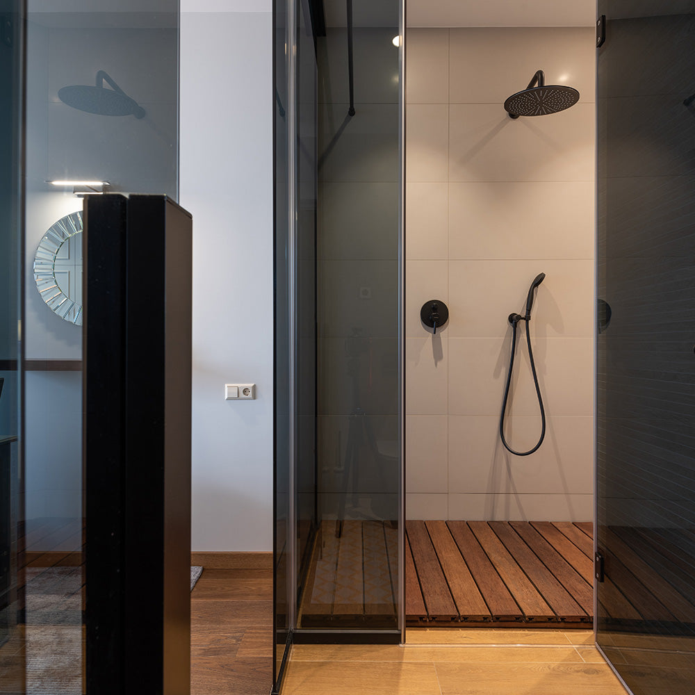 Square Shower Mixer Mains Pressure