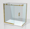 Two Sided Frameless Glass Sliding Shower