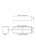 Abode Vanity - 4 Drawers Stone Top Melamine - Ashton Urban Style