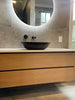 Abode Vanity & Stone Top - Oak Veneer Finish