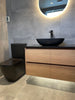 Abode Vanity & Stone Top - Oak Veneer Finish