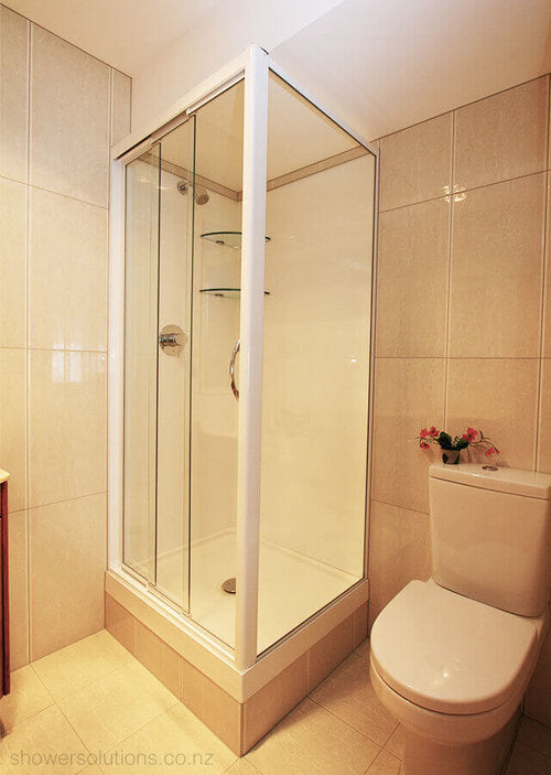ThreePanel Sliding Shower Door Shower Solutions