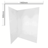Shower Liner 2 sided 1400×900 Flat