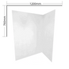 Shower Liner 2 sided 1200×760 Flat