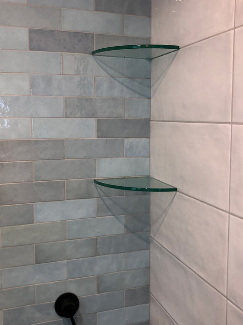 Bathroom Glass Shelves